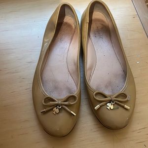 Kaye spade beige ballet flats